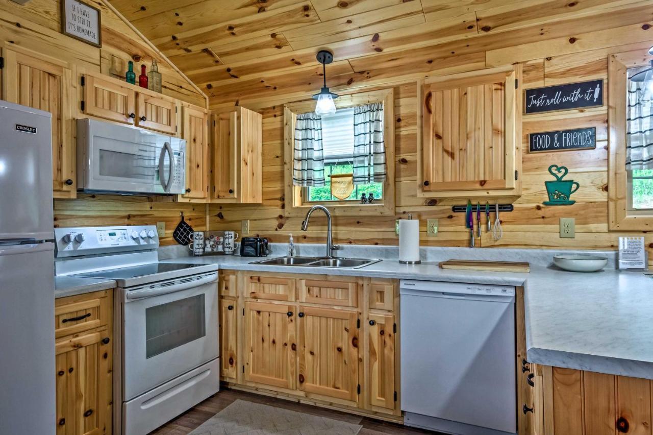 Cozy Lakefront Cabin With On-Site Waterfall And Hiking Villa Cub Run Kültér fotó
