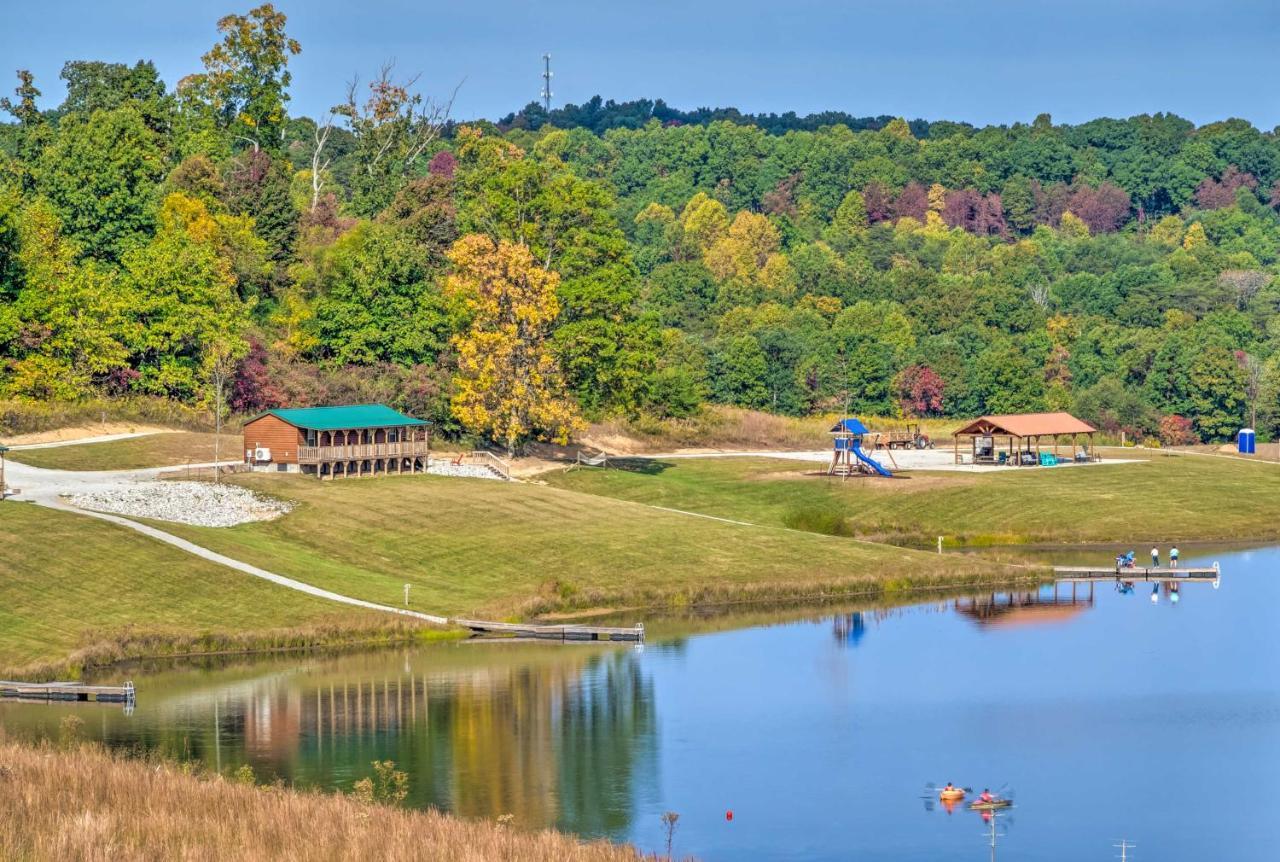 Cozy Lakefront Cabin With On-Site Waterfall And Hiking Villa Cub Run Kültér fotó